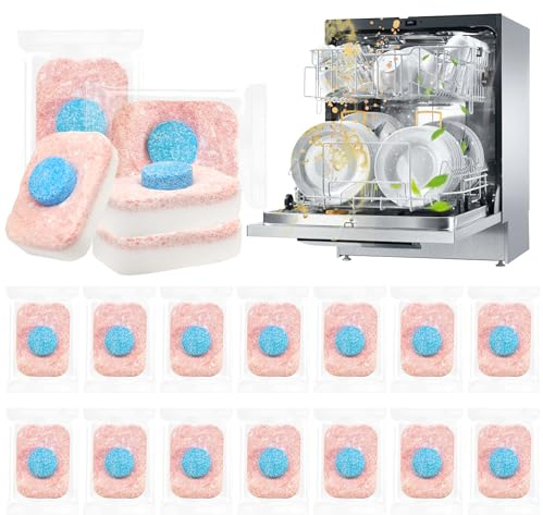Spülmaschinen Tabs,Geschirrspültabs 20 Stk Dishwasher Tablets | Geschirrspül Tabs mit intensive Reinigung,Spültabs Multifunktionale Spülmaschinentabletten für strahlend Sauberes Geschirr