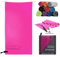 Style Slice Microfibre Towel - Quick-Dry Lightweight Super Absorbent Travel Towel Sports Beach Gym Camping Hiking Drying - Small Medium Extra Large (Fuchsia, Extra Large 200cm x 100cm)