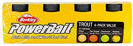 Berkley PowerBait Trout Forelle Angelköder Set, Varied