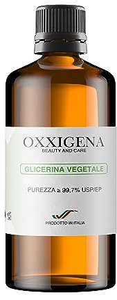 Oxxigena - Reines flüssiges pflanzliches Glycerin ≥ 99,5% (Glycerin) 250 ml, Voll-VG neutrale Basis, ideal zur Befeuchtung von Haut, Haar und für Flüssigkeiten, geschmacks- und geruchsneutral