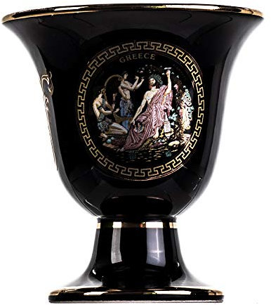BeautifulGreekStatues Pythagoras Tasse der Gerechtigkeit Dionysus Zeus Pythagoras Fair Becher altgriechenland schwarz kobalt nutzbar