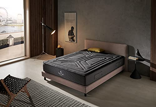 Taschenfederkernmatratze Dame Nuit 90X190 - 25 cm Hoch - Optimaler Schlafkomfort - Qualitativ hochwertige Materialien - Für jeden Körpertyp geeignet – Multi Zonen Matratze - Härtegrad H3