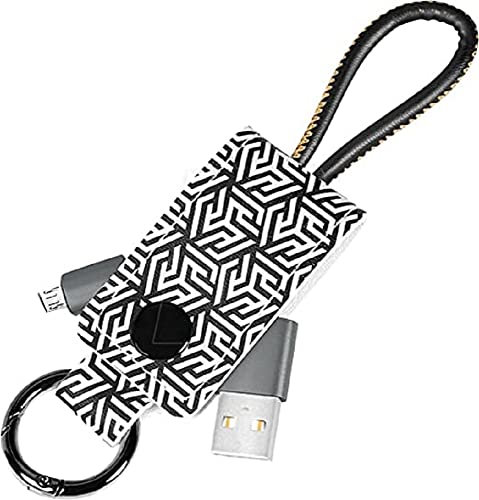 LogiLink CU0165 Synchronisations- und Ladekabel, USB-A - Micro B, Halterung, Schwarz