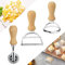 Angelkiss 3 Pezzi Timbri per Ravioli Stampini per Ravioli In Legno Ravioli Con Manico In Legno Set di Taglierini per Ravioli Formine per Ravioli per Fare Pasta Gnocchi Lasagna e Biscotti