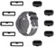MTHGH 20 mm Cinturino per Garmin Fenix 7S/6S/5S /Forerunner 55/45/45S/245 /Instinct 2S Anelli di Fissaggio [5 pz] + 5 pz Tappo Antipolvere, Sostituzione Anelli di Fissaggio titolari connettore Loop
