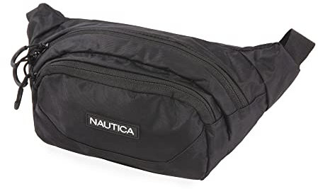 Nautica Unisex Bauchtasche Gürteltasche, Schwarz