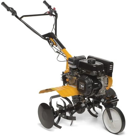 Stiga Fraise avec Moteur à Essence de 182 CC, Largeur de 85 cm, Profondeur de 15 cm, 6 rotors métalliques et Roue Avant