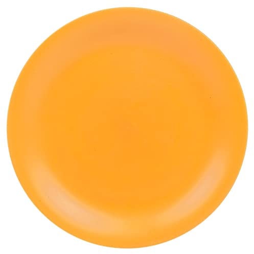 URBN-CHEF 6 platos de plástico irrompibles reutilizables de colores para fiestas infantiles (naranja)
