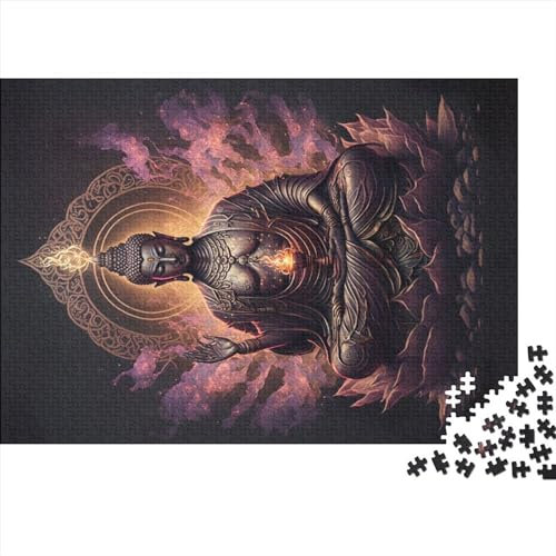 1000-teiliges Puzzle für Erwachsene, Buddha-Puzzle für Erwachsene und Kinder, Puzzle 1000-teiliges Spielspielzeug für Erwachsene, Familienpuzzle, Geschenk (75x50cm)