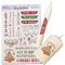 FEENSTAUB Kerzentattoos Weihnachten, Kerzenfolien Weihnachten DIN A5, Wasserschiebefolie Kerzen, Kerzenfolie Frohe Weihnachten, Kerzensticker Advent, Kerzen Aufkleber Weihnachtsplätzchen