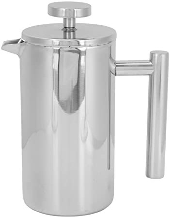 Secura French-Press-Kaffeemaschine, French-Press-Kaffeemaschine, French-Press-Topf, French-Press-Topf, French-Coffee-Press-Maker, Doppelschichtige, Isolierte Kaffeepresse aus