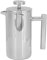 Secura French-Press-Kaffeemaschine, French-Press-Kaffeemaschine, French-Press-Topf, French-Press-Topf, French-Coffee-Press-Maker, Doppelschichtige, Isolierte Kaffeepresse aus