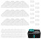 XIHIRCD 12 Packs Pet Water Fountain Filters for Kastty 230oz Water Fountain, Triangular Dog Fountain Filter Replacement Foam for 5 Layers Filtration System, including Filter, Sponges, Mesh Bags