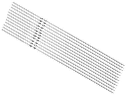 Grillspieß 50 Stück 45cm Edelstahl Breit für Grill