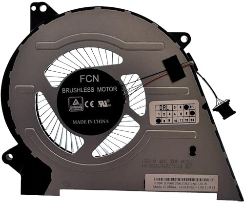 VoltaGuru CPU-Lüfter kompatibel für Lenovo IdeaPad Flex 5-14IIL05, 5-14ARE05, 5-14ITL05, 5-14ALC05, Flex 5-15IIL05, 5-15ITL05, 5-15ALC05, Modell 5F10S13911, NS85C44 4-19 Jahre 01, DFS5K121154918