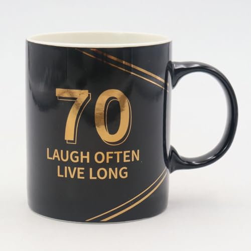 70th Birthday Mug Gifts for Men 70th Presents Quality Bone China Mug Cup Thoughtful Gift Seventy Birthday Gifts for Men Seventieth