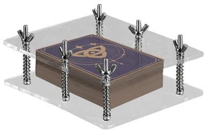 mawma Kartenpresse, Kartenreparatur | Reparaturgerät für transparente Acrylkarten - Kartenkorrekturwerkzeug, Spielkartenschutz, Kartenbehälter für Papierkarten, Spielkartenzubehör