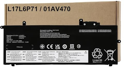 BLESYS L17C6P71 L17M6P71 Battery for Lenovo ThinkPad X280 A285 Serie 01AV470 01AV471 SB10K97617 SB10K97619 11.4V 48Wh