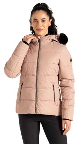 Dare2b Damen Womens Glamorizev Jacket Skijacke, beige, 42