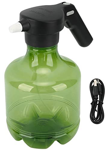 Spruzzatore elettrico da giardino, flacone spray continuo da 3 litri, flacone spray ricaricabile per acqua, flacone spray per piante con beccuccio regolabile per giardinaggio di (Verde)