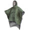 WWBDZSW Warmer und Tragbarer Umhang mit Kapuze,Adult Tragbarer Wearable Schlafsack,Hooded Blanket,Wasserdichter,Ultraleichter,Unisex Winterponcho für Camping,Outdoor,Menschen in Rollstühlen-Green