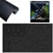 Statisch Haftender Aquariumhintergrund, 40 x 200CM Aquarium Folie Rückwand, Aquarium-Aufkleber-Hintergrund, Aquarium-Tapetendekorationen Schwarzer Hintergrund Für Aquarien