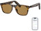 GetD Smart AI Gafas de Sol para Hombre o Mujer con Polarizadas Bluetooth AI Asistente Powered by ChatGPT, Traducción con AI, Inteligente Música Gafas (Montura Carey + Lentes Marrones)