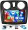 OiLiehu 4G+64G Android 13 Autoradio 2Din für Renault Dacia Sandero 2 B52 2012-2019 CarPlay Android Auto 9'' IPS Autoradio mit Bildschirm Bluetooth GPS FM RDS WiFi SWC EQ Rückfahrkamera