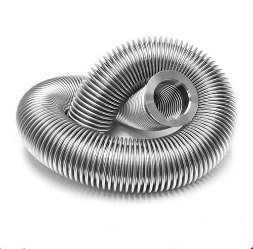 WOLWES KF-16 Flexibler Schlauch Edelstahl Vakuum Wellbalg Rohr Siegel(200mm)