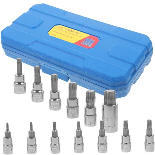 Zerodeko 13pezzi Bussole Esagonali in Metallo Kit Di Bussole Impatto Per Riparazioni Meccaniche Assortimento Di Testa Esagonale Interna Per Assemblaggi