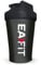 Shaker Protéine 400 ml Sans BPA – Shaker Gradué avec Mélangeur en Acier – Whey Protein, Pre Workout, Creatine – Shaker Plastique Anti-Fuite pour Sport et Fitness - Noir clair - EAFIT marque française