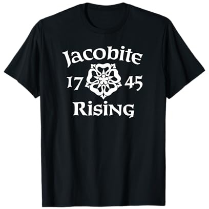 Jacobite Rising 1745 Weiße Rose T-Shirt