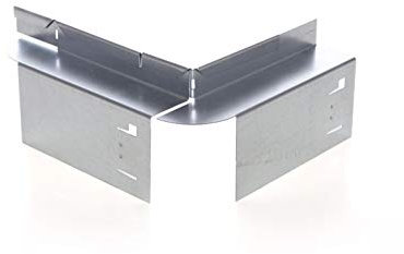 HN Kernstützen Metallwaren Ecke Innen/Außen für Rasenkante mit Radlauf Metall 9,5 cm hoch Mähkante Beeteinfassung Beetumrandung, Set:2er Set, Ecken:außen Ecke