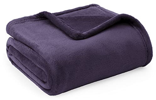 BEDSURE Kuscheldecke Flauschig Decke Fleecedecke - Wohndecke Warm Winter Weich, Sofadecke XL, Decke Couch Blanket, Wohn- & Kuscheldecken 150x200cm, Sofa überwurfdecke Violett