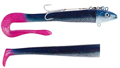 Balzer Adrenalin Arctic EEL Shad 30cm 400g 5/0 Blau Silber