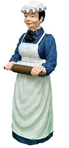 Melody Jane Puppen Haus People Viktorianisch Koch mit Nudelholz Harzfigur 1:12