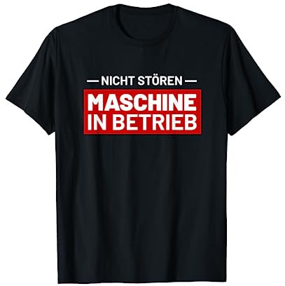 Muscle Fitness Anabolika Gym Bench Press Mann Men Bodybuilding Muskel Nicht stören Maschine in Betrieb T-Shirt für Damen, Schwarz, S