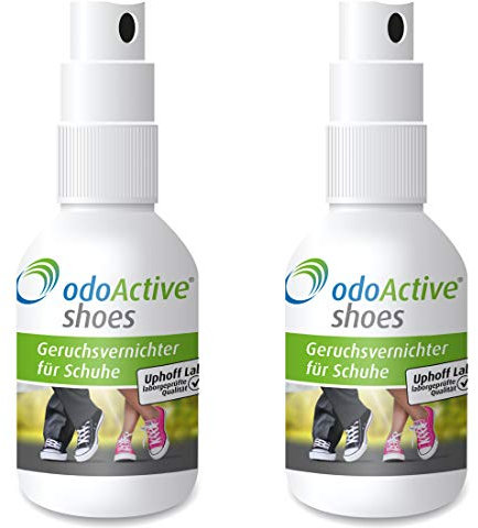 odo Active - Schuhgeruch-Vernichter – Dauerhafter Geruchsentferner – mikrobiologisch – Frische Schuhe & Gesunde Füße – mehrfach ausgezeichnet – Schuh-Deo Spray (2)