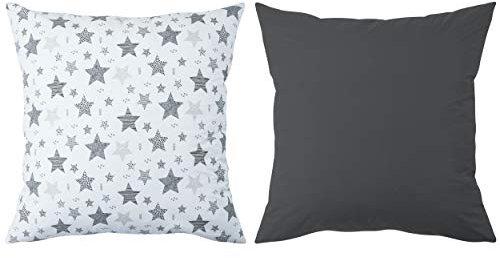 Amilian 2er Set Dekokissen 80x80 Dekokissen mit Füllung und Bezug Kissen mit Bezug Dekoratives Kissen Balkon Dekoration Couch Kissen Sofa Kissen Wohnzimmer Kissen Deko 31x31 inch