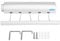 Fil Linge Retractable, Etendoir Mural Extensible, étendage à Linge Mural,Fil a Linge Retractable,etendoir Linge,sechoir Linge Mural avec 5 Fils de 3,75 mètres,etendoir Linge Interieur Mural