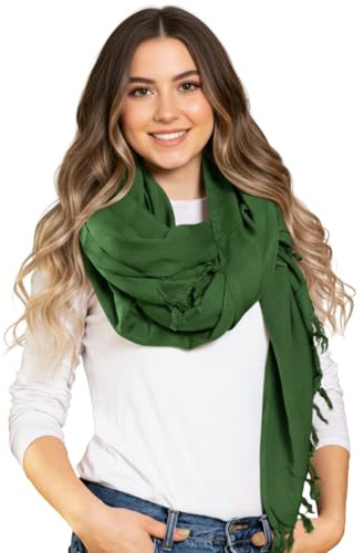 PANASIAM Scarf uni 190x116cm green