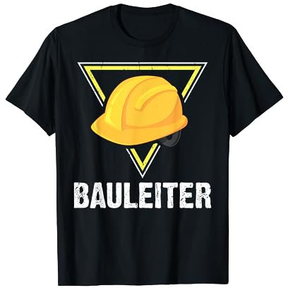 Bauleiter - Bauarbeiter Kostüm - Bauaurbeiterhelm Helm T-Shirt