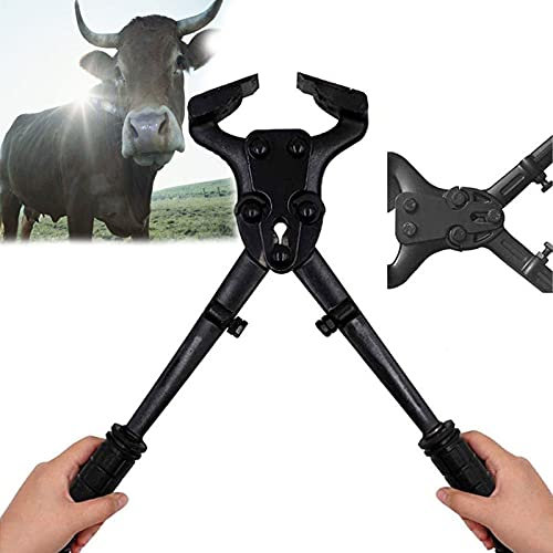 YQJY Herramienta para herrador de Caballos,Cortadores de Cascos, Tenazas Resistentes para Ganado, Caballos, Cabras, Ovejas, Granja, Animales Grandes, GANA