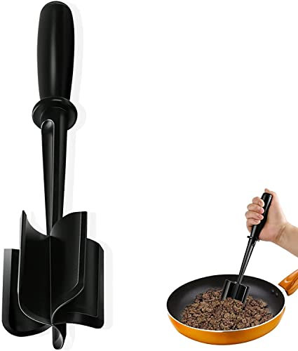 Picador de carne, picador de hamburguesas, triturador de patatas, multifuncional, resistente al calor, de nailon, herramientas y utensilios de cocina, seguro para utensilios de cocina antiadherentes