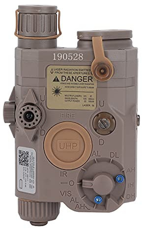 Gedourain Batteriebox Airsoft Waffen zubehör Box PEQ-15 Waffenbatteriegehäuse mit starker Zähigkeit für Sender zum Einstecken des Batteriegehäuses(Sandfarbe) Airsoft anbauteile nan