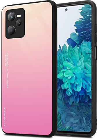 RankOne Gradient Glitter Handy Hülle für Realme C35 / Realme Narzo 50A Prime 6.6, Dünne Schlanke Schutzhülle - 1