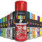 AlezyB - Cherry Red 400ml All Purpose Spray Paint | Use on Metal, Wood, Plastic and Multipurpose Aerosol Professional Quality Perfect Finish, for Interior Exterior and Excellent Coverage