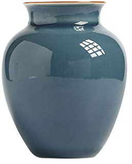 CAZARU Vases Petit Vase en Céramique Frais De Style Chinois, Vase en Céramique Ménage Vert, Très Approprié pour La Maison De Thé Ou La Bibliothèque, Hauteur 3,8 Pouces Vase À Fleurs Décoratif
