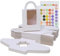 Goalfly 36PCS Single Cupcake Boxes with Window and 2 Sheets of Stickers, Cupcake Boxes Individual with Handle, Cake Boxes for Christmas, Wedding, Parties