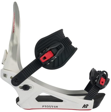 K2 - Fixations De Snowboard Program Blanc Homme - Homme - Taille l - Blanc